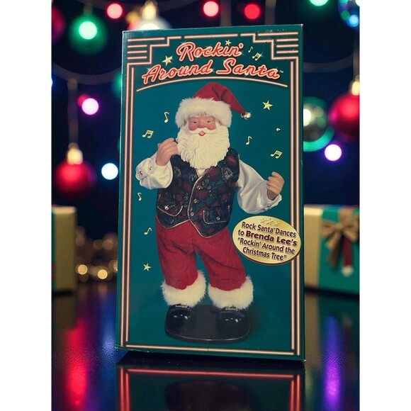 Rockin’ Around Santa - 1992 Vintage Brenda Lee Collectible In Box Works Great! - Picture 1 of 9